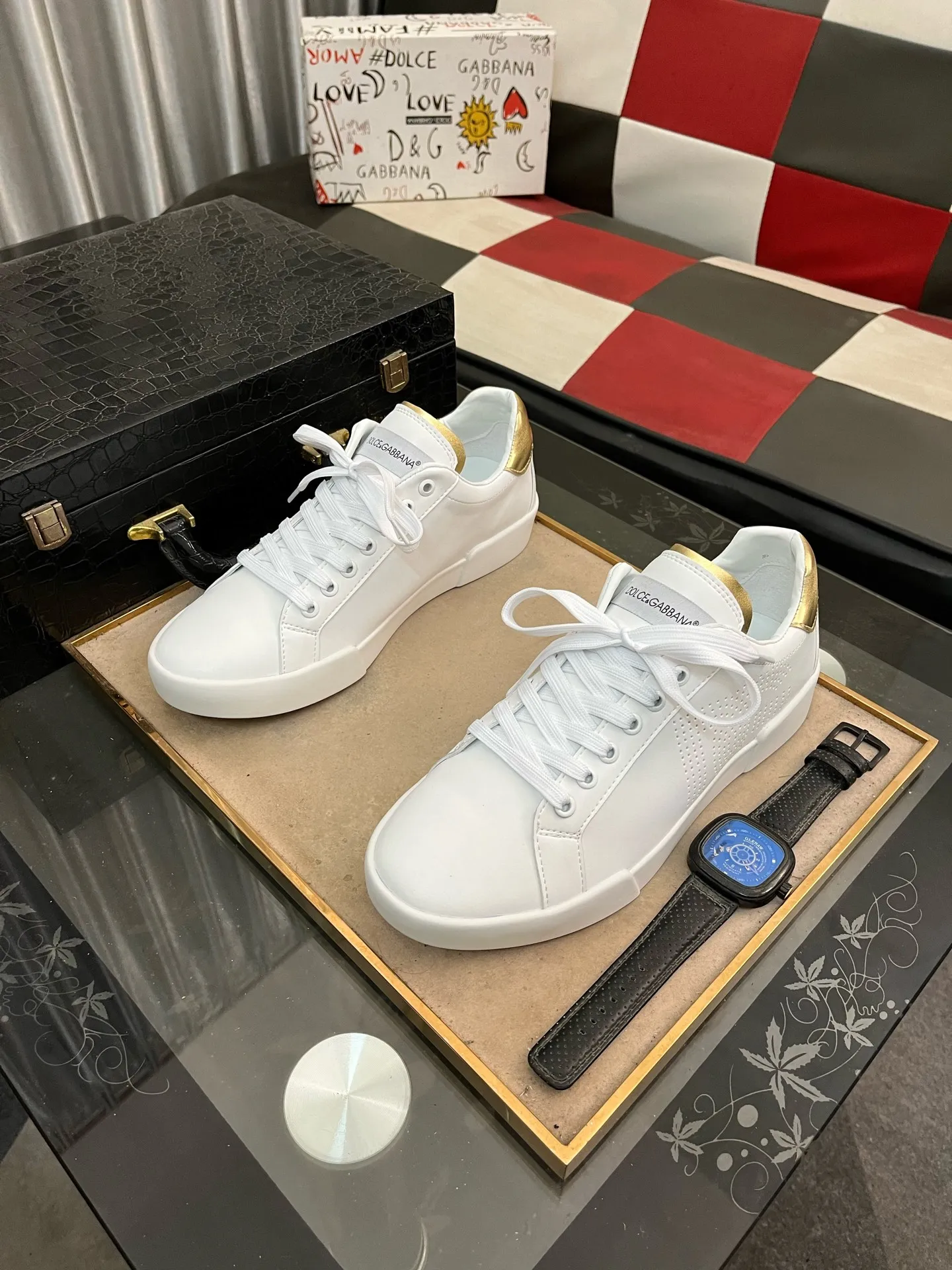 Men's shoes 💰420⌚️⌚️【DG～】Men's casual shoes 2024z cabinet sales simultaneously 🔶Size: 38-44#️⃣ 🔷🔜The upper is made of multi-material splicing➕Genuine leather lining, comfortable and breathable, sole: original comfortable and wear-resistant outsole, ⚠️Photographed in real life🎬The real thing is better📢📢📢5️⃣colors available
